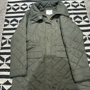 A New Day Olive Green Quilted Jacket